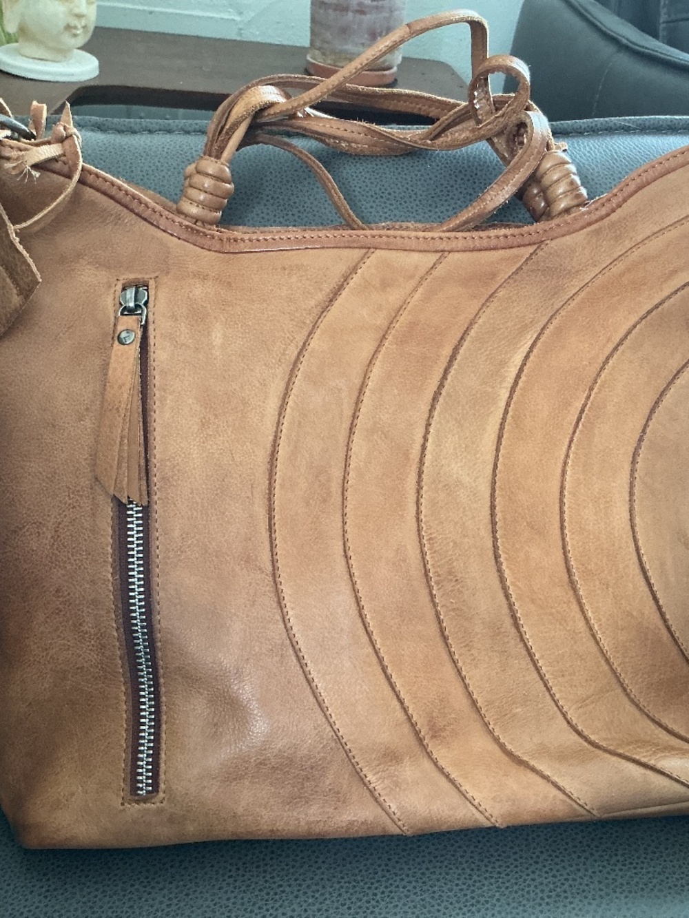LATICO JOPLIN SATCHEL COGNAC